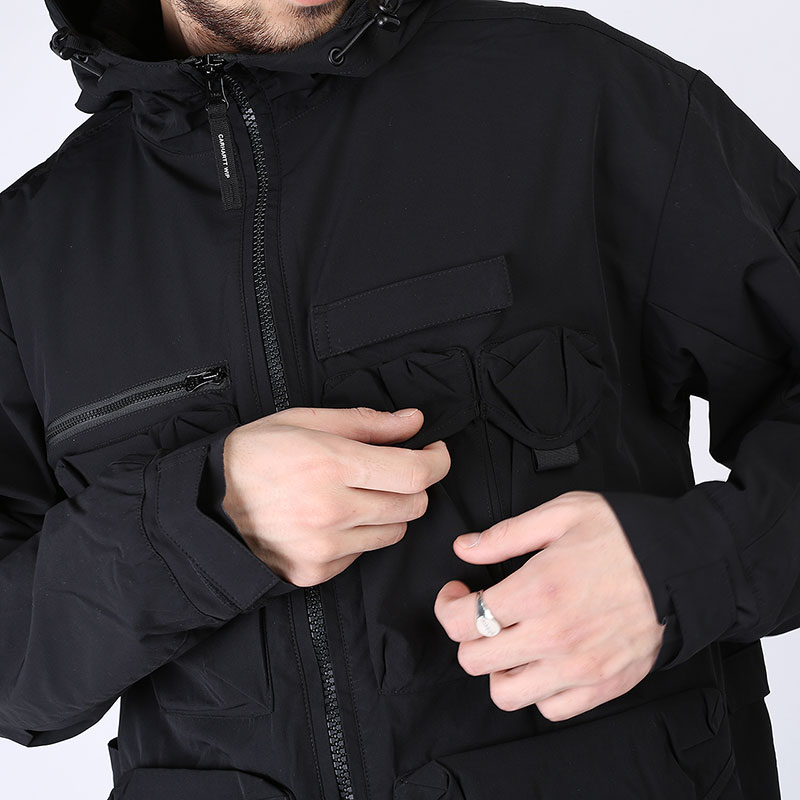 мужская черная куртка Carhartt WIP Hayes Jacket I027505-black - цена, описание, фото 2